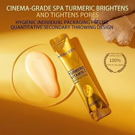 Turmeric Vitamin C Firming Mask (10 Pc Tube)